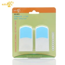2 шт. Детские Безопасность правильный угол безопасность замок ящика с двойной пряжкой Дизайн страховой защиты от детей