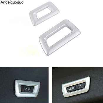 

Angelguoguo Car Chrome ABS trunk electric switch buttons frame Cover Trim sticker For BMW 3 5 7 Series X1 X3 X4 X5 X6