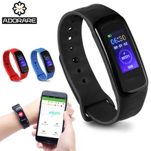 ADORARE C18 Smart Watch Women Men Color Screen Heart Rate Monitor Activity Fitness Tracker reloj inteligent Smart Bracelet Band