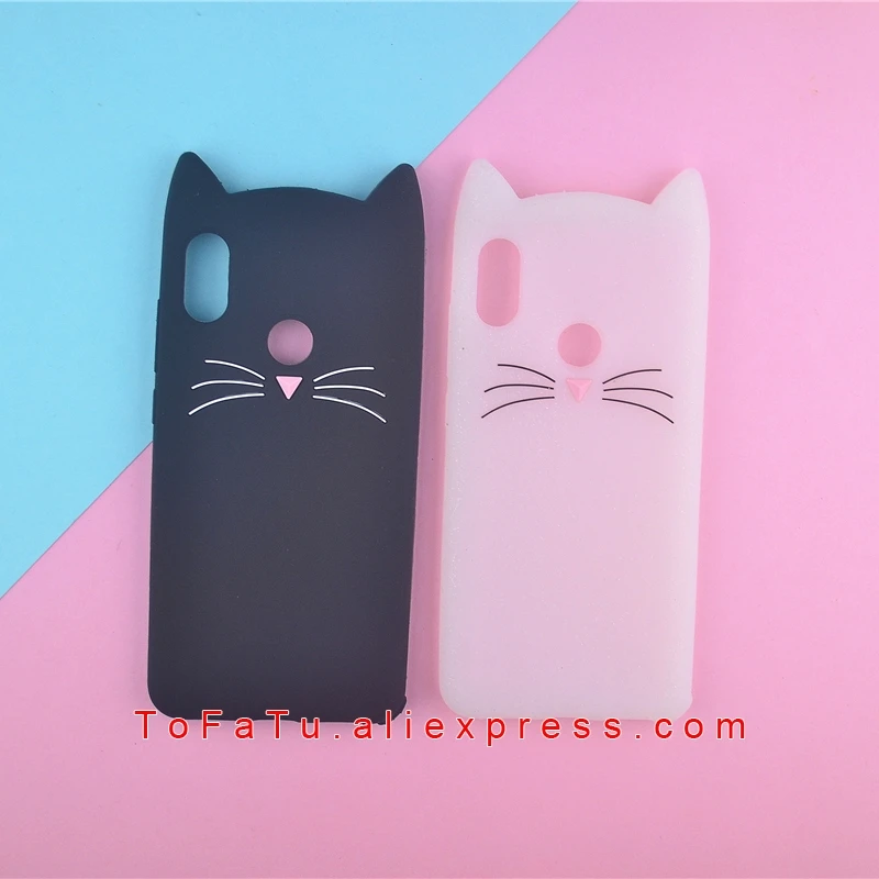 

For Xiaomi Redmi Note 5 Pro Cartoon Silicone Lucky Cat Cat Design Soft Rubber Cover For redmi note5 Pro