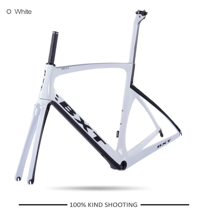 Sale 2018 New Design BXT Carbon Road Bike Frame+Fork+Seatpost Toray T800 Chinese Bike Frame 49-56CM UD Carbon bicycle  Frames 54