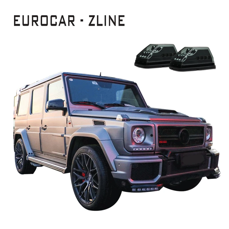 G Class W463 G500 G550 G63 G350 G65 Black Silver Front Wing Turn Signal