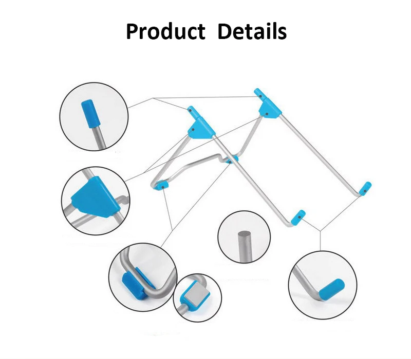 Регулируемая Складная портативная подставка для ноутбука с углом обзора, высокое качество, кронштейн из алюминиевого сплава, планшеты, поддерживает ноутбук 10-17 дюймов