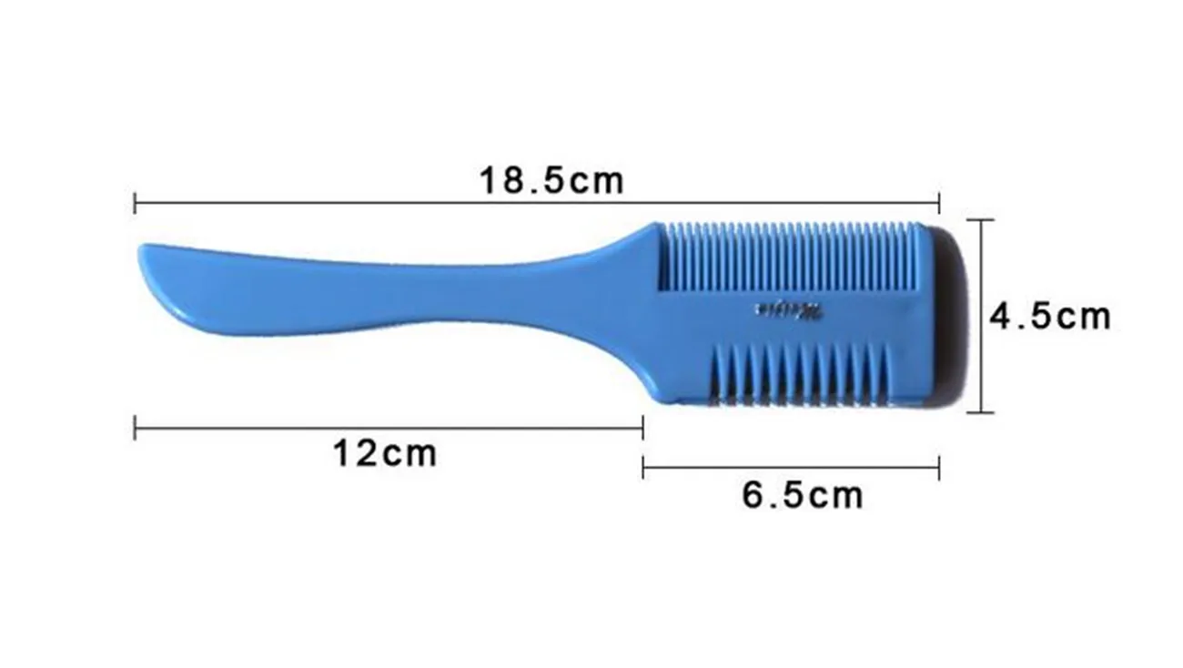 1 шт. для стрижки волос гребни бритвы Расческа с лезвием гребень с машинка для стрижки волос Pro волос Бритва Резка истончение Styling инструмент щетка для волос