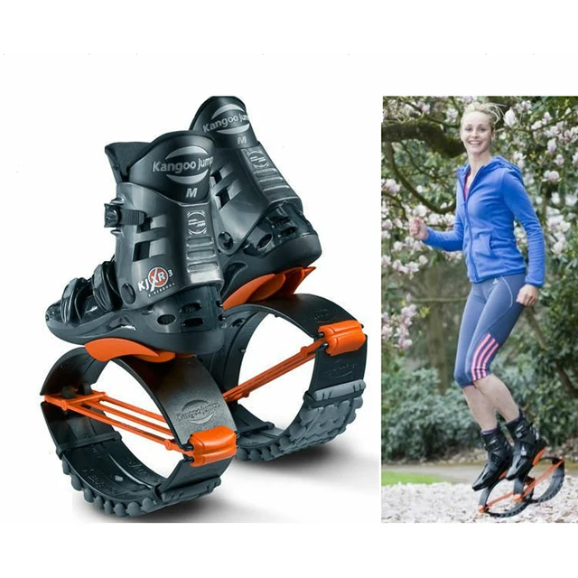 Kangaroo Jump Shoes Unisex Fitness Exercise Rebound Shoes 50 110kg