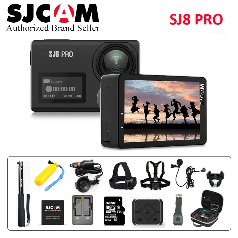 В наличии! SJCAM SJ8 Pro 4K 60fps Спортивная камера Водонепроницаемый Анти встряхивание
