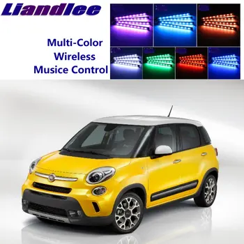 

LiandLee For Fiat 500L Trekking / Living / MPW Car Install of Car Seats Accent Interior Atmosphere Light