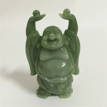 Statue de bouddha Maitreya chinois, Sculptures artisanales faites à la main, décoration de la maison, cadeaux porte-bonheur, Statues de bouddha riant 1