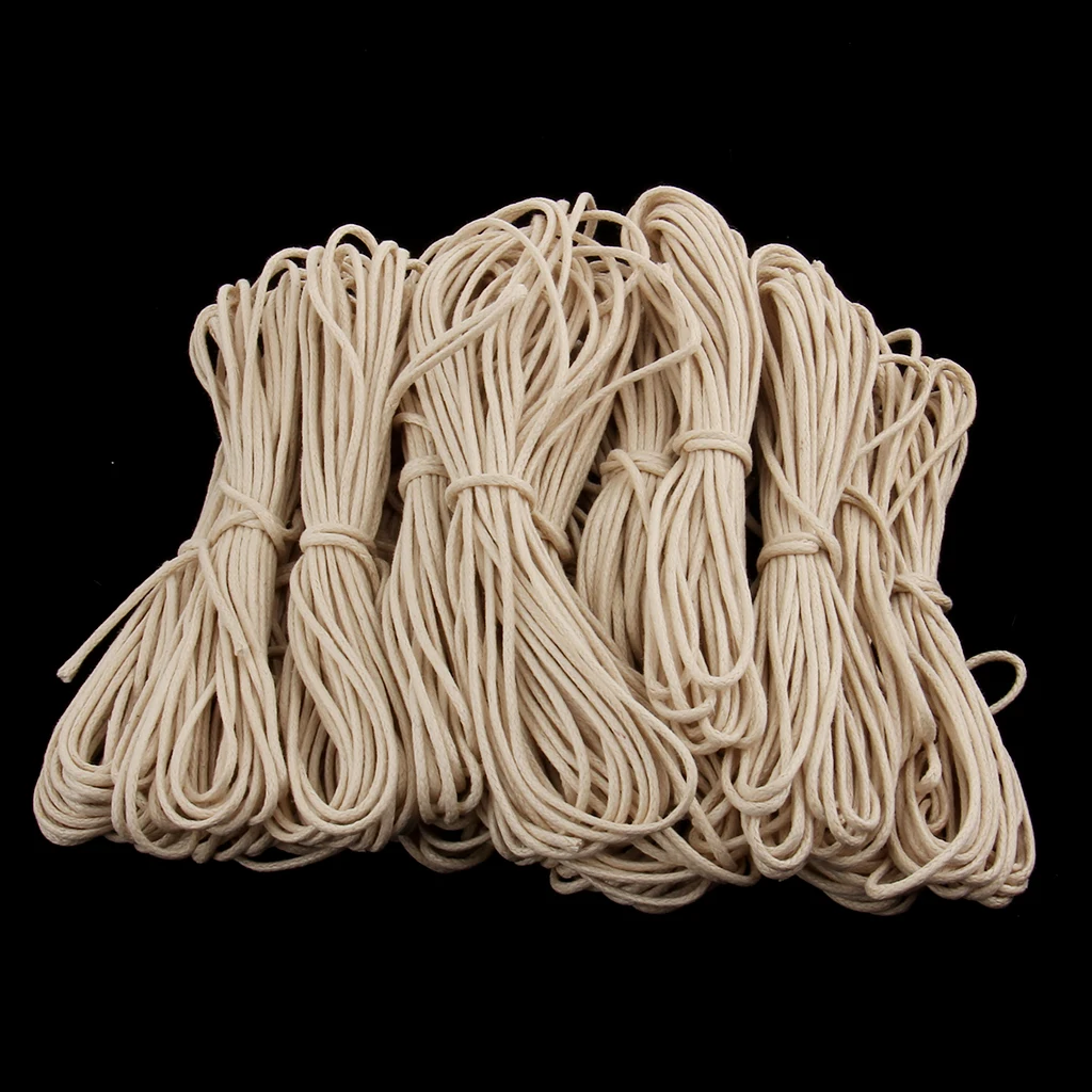 16 Bundles of 5 Meters Jewellery Making Cord DIY Waxed Wires Teether 2mm Thickness