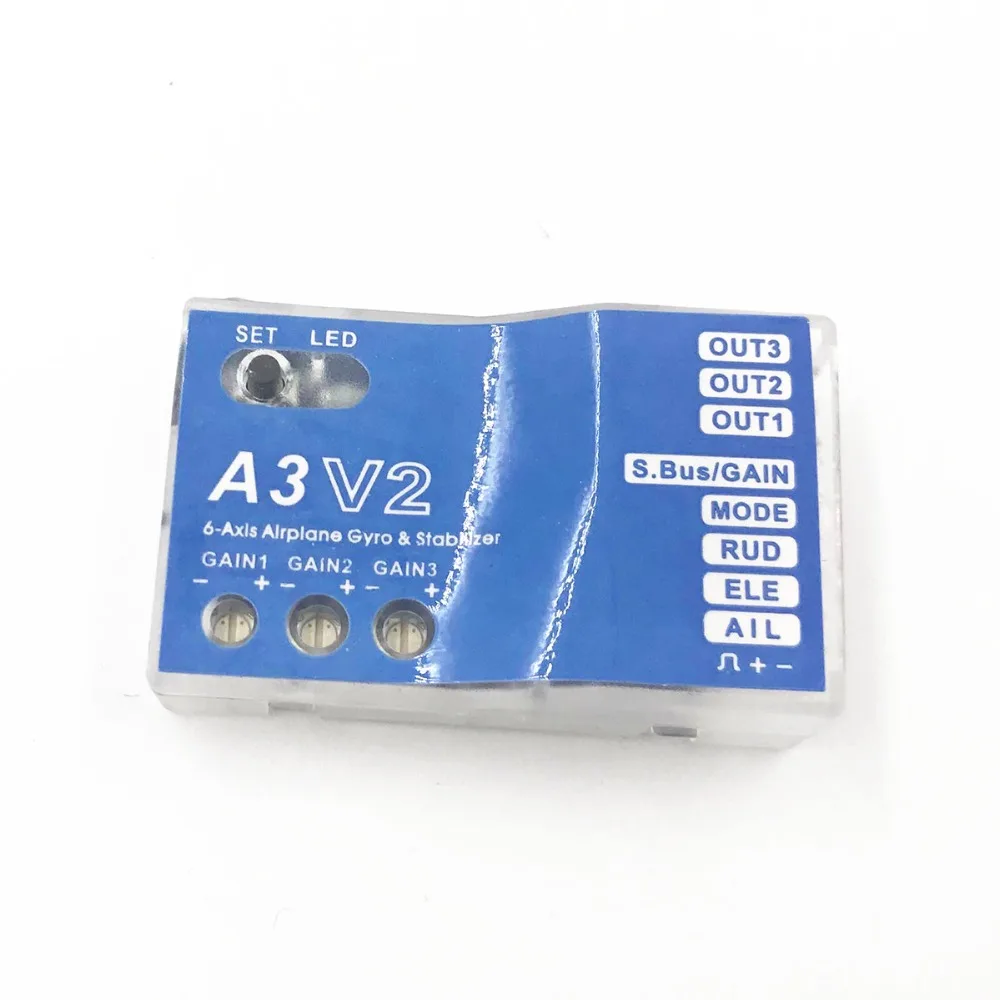 

HobbyEagle A3 V2 Flight Controller Balancing Apparatus 3-Axis Gyroscope airplane gyro stabilizer for Fixed Wing