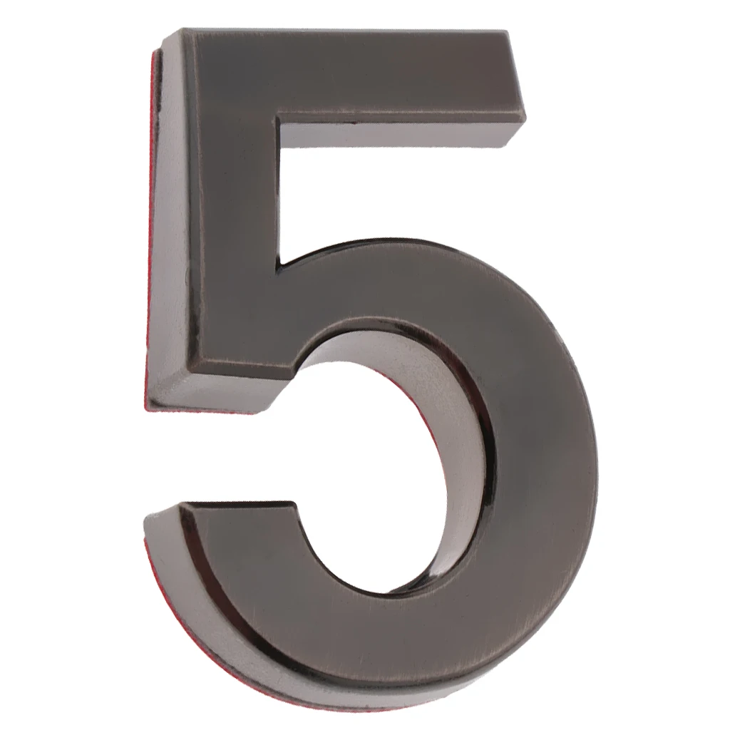 Self-adhesive House Address Digits Numbers Sign Stickers for Mailbox Apartment Hotel Door Address Number Sign
