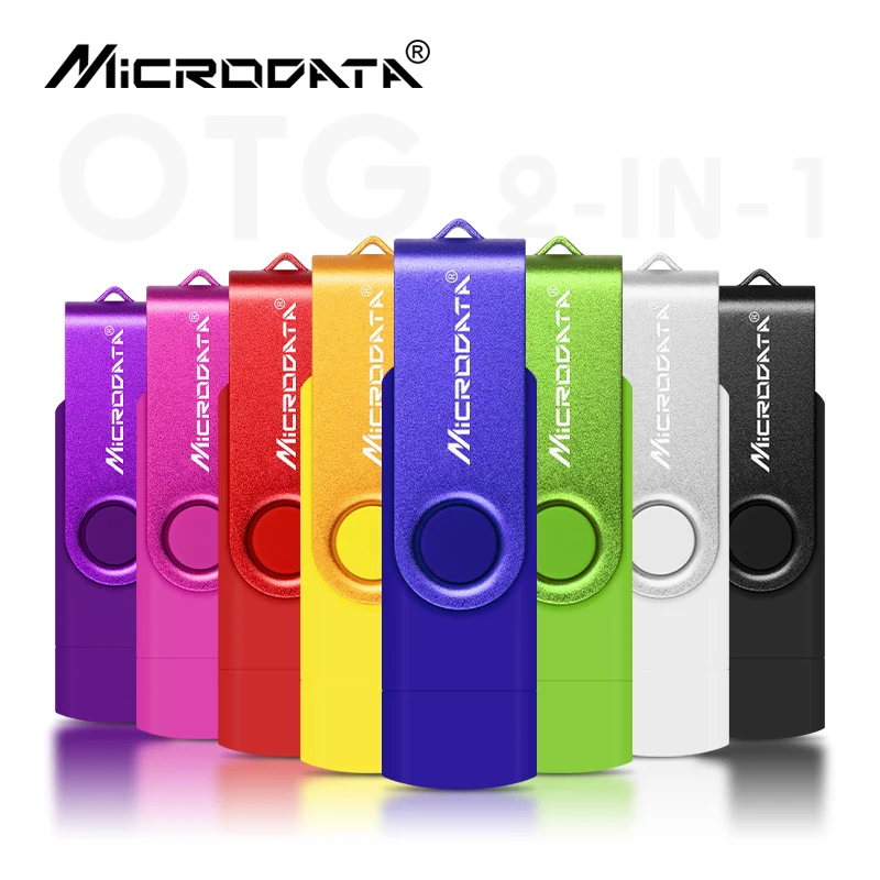 

2 in 1 Smart OTG USB Flash Drive 4GB 8GB 16GB 32GB 64GB 128GB Real Memory Sticks android Pen drive for Android phone tablet /PC