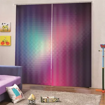 

3D Digital Print Colorful Elegant Floral Curtain Window Panel Sheer Scarf Valances For Living Room Bedroom Fashion AP10