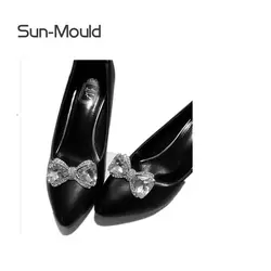 50 пар ежедневная обувь цветок Подвески Свадебные на высоком каблуке туфли-лодочки аксессуары кристалл алмаза обуви клипы обувь на плоской