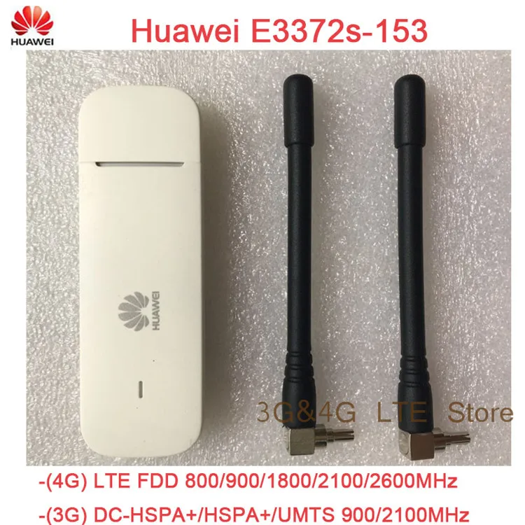 USB-ключ Huawei e3372 широкополосный USB-модем для мобильных телефонов с 2 антеннами 4G LTE |