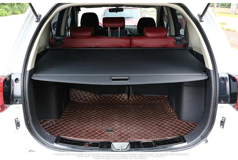 Porte-bagages arrière rétractable pour Mitsubishi Outlander, étagère à  colis arrière, matériau de couverture de coffre, rideau arrière,  entretoise, 2007-2019 - AliExpress