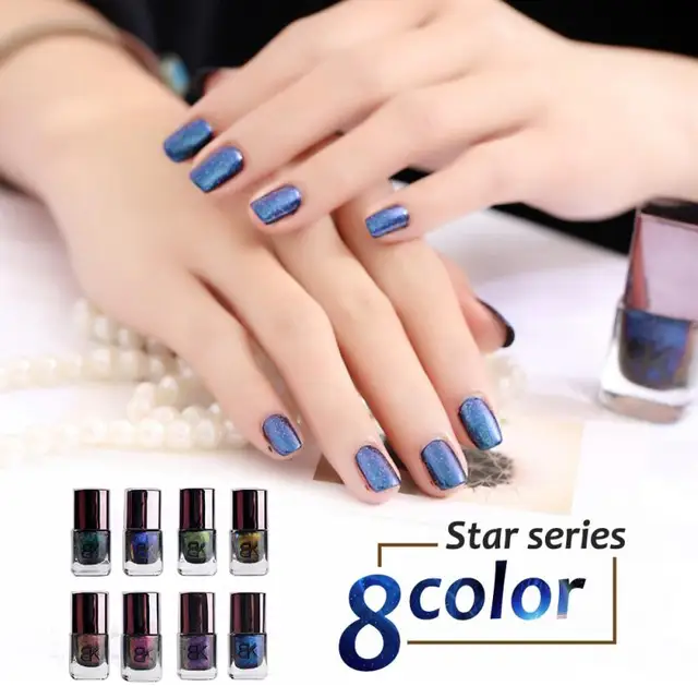 Cosmic Star Series Chameleon Nail Polish 8ml Environmentally Cosmic Star Series Chameleon Nail Polish 8ml Environmentally Friendly Shiny Particles Gel