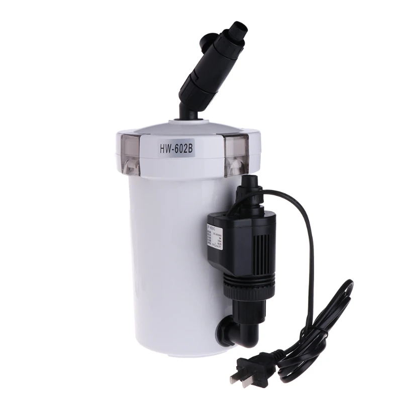 

Ultra-Quiet External Filter Bucket HW-602/HW-602B/HW603 For Aquarium Fish Tank Aceeessories #20/17W