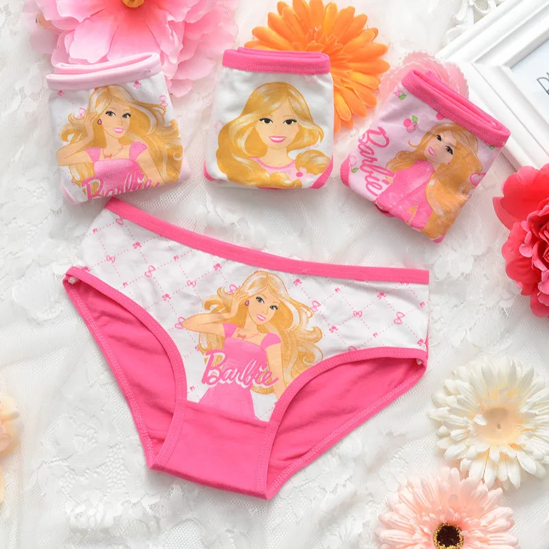 

4pcs/lot cartoon shorts Fashion Baby Underwear Cotton Panties For Girls princess Short Briefs Children Underpants 9 models