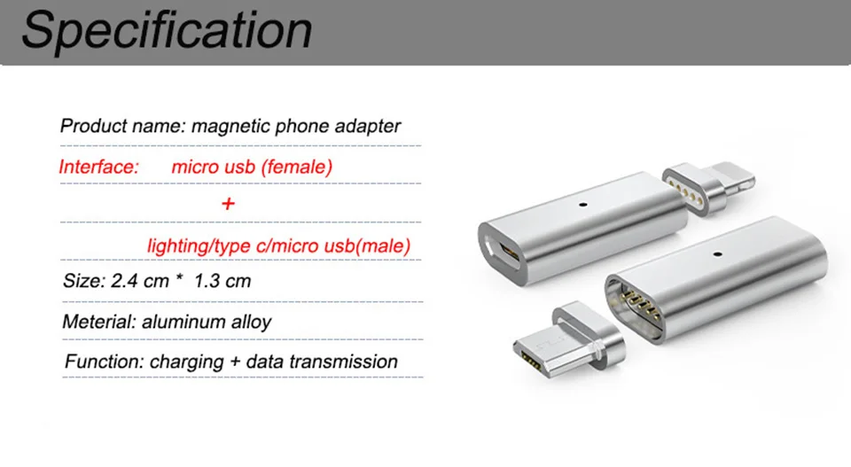 Магнитный адаптер Micro Usb, магнитный разъем для IPhone, Android, Тип C, 3 в 1, кабель для передачи данных, конвертер для Xiaomi, samsung, huawei