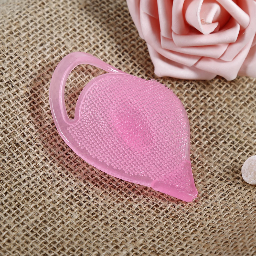 Silicone Oval with Portable Blackhead Remover Facial Brush Baby Head Washing Skin Care Beauty with Box Cleansing Pad