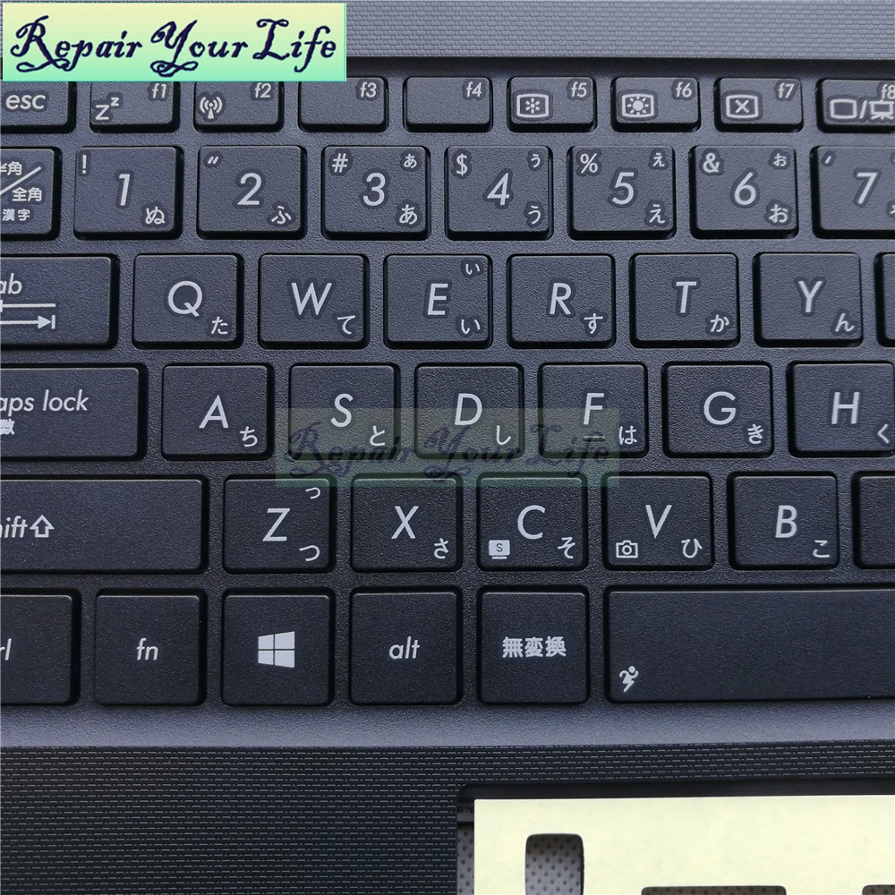 Японская Клавиатура для ноутбука Asus X200LA JP с черной подставкой|laptop keyboard|shell