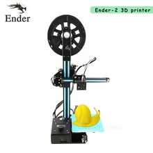 2017 3D принтер Ender-2 DIY Kit RepRap Prusa i3 мини-принтер 3D машина с нити 8 г SD карты очаг программные средства как подарок