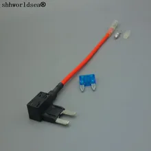Shhworld Sea Высокое качество 6 шт. 15A Мини Лезвие держатель предохранителя добавить контурную линию ATM, APM Автомобиль Грузовик Мотоцикл