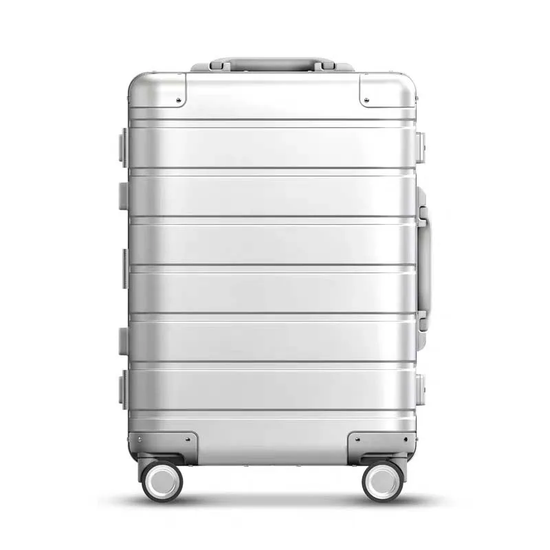 

BeaSumore 100% Aluminum-magnesium alloy 20 inch Men business Rolling Luggage Spinner Wheel Suitcase Cabin Trolley Travel bag