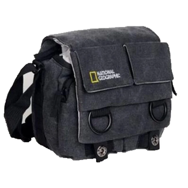 Профессиональная универсальная сумка для цифровой зеркальной камеры National Geographic для Nikon D5000 D5100 D3000 d5300 для canon 550D 660D 500D 700d SLR - Цвет: black