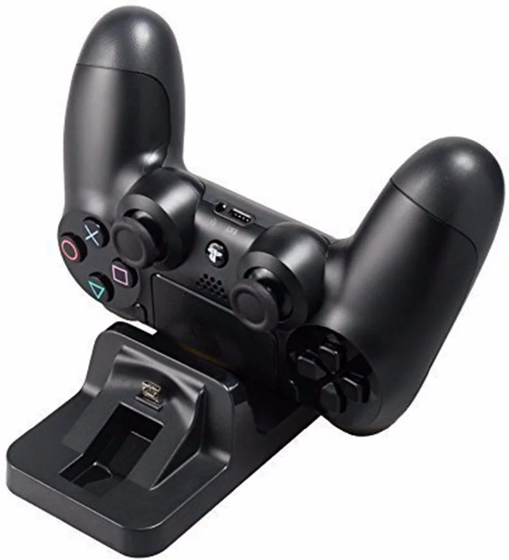 USB порт Двойная зарядка для PS4 Joypad док-станция Подставка держатель стойка для зарядки для sony PS4/playstation 4 тонкий игровой контроллер