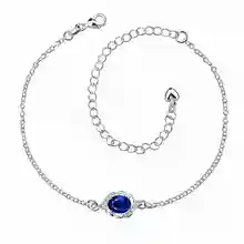 Free Shipping 2015 New silver anklet Oval simulated pearl bracelet on a leg jewelry display