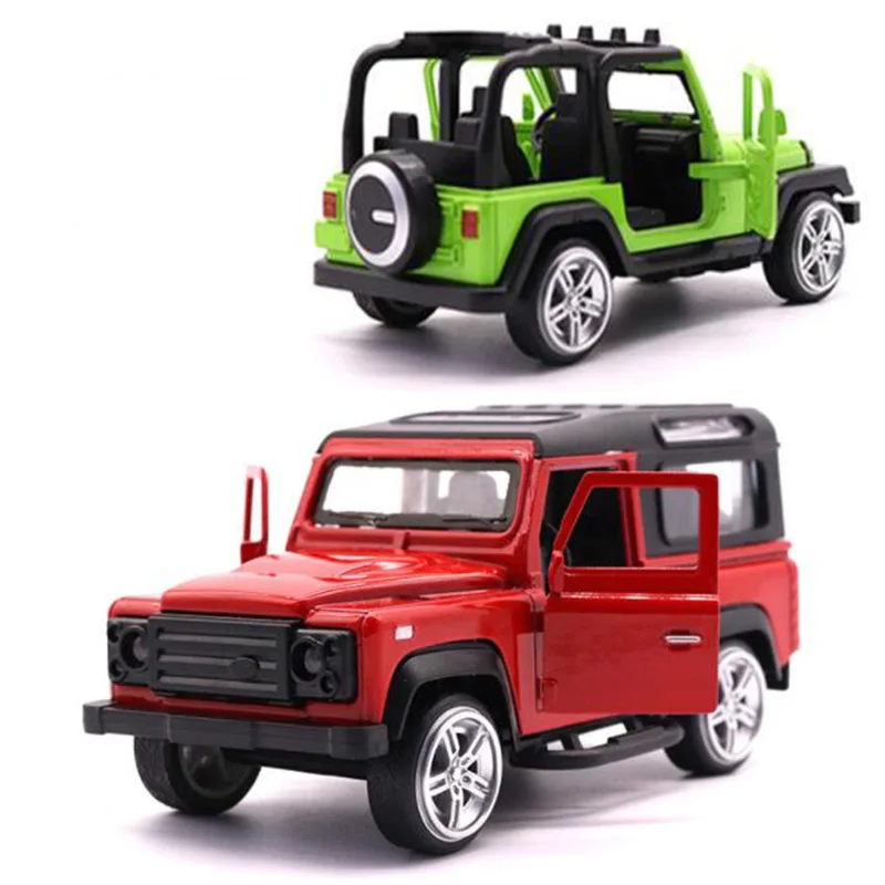 

13CM 1:32 Scale Toy Car Metal Alloy Defender OFF Road Pull Back SUV Diecasts Vehicles Model Toys f Children Kid Collection Gifts