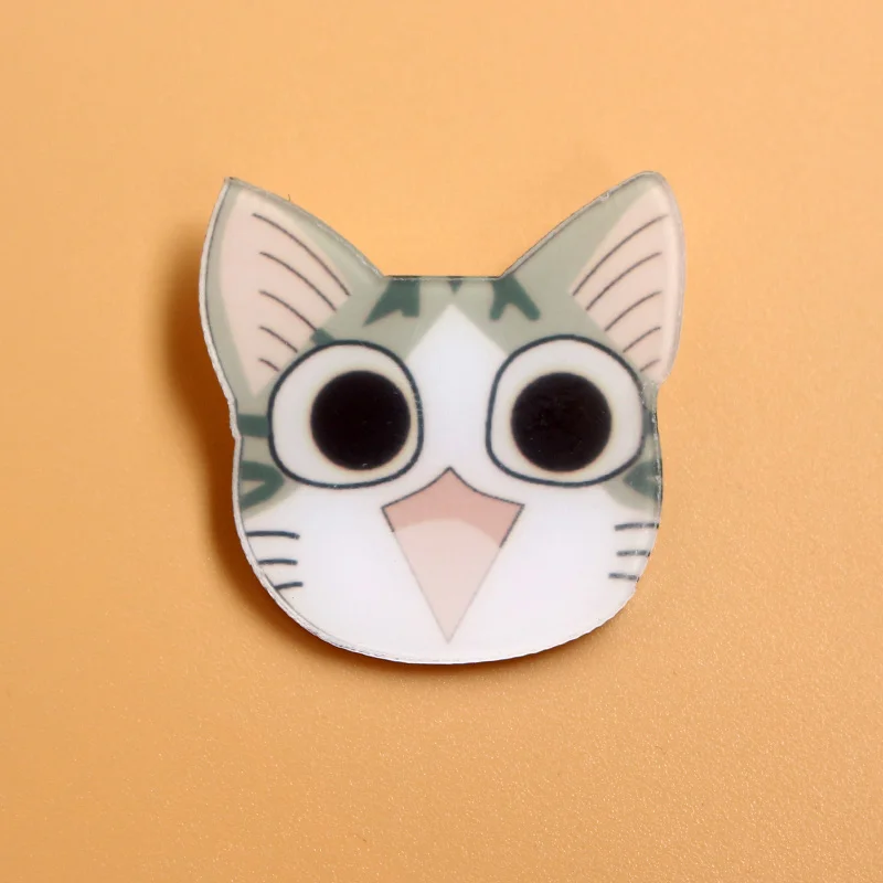Милый маленький кот мультфильм Kawaii Брошь булавка в виде животного Значки рюкзак «сделай сам» пальто значки значок для одежды аксессуары - Цвет: 9