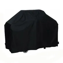 Waterproof BBQ Cover 190x71x117cm Barbecue Grill Cover Outdoor Rain Protector For Gas Proof Barbecue Protection Shield Black