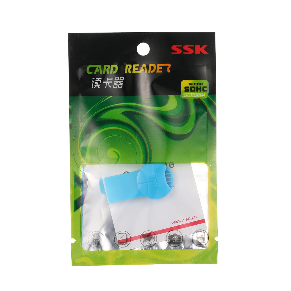 SSK SCRS064 USB 2 0 кард ридер для Micro TF карты мини адаптер флэш памяти картридер