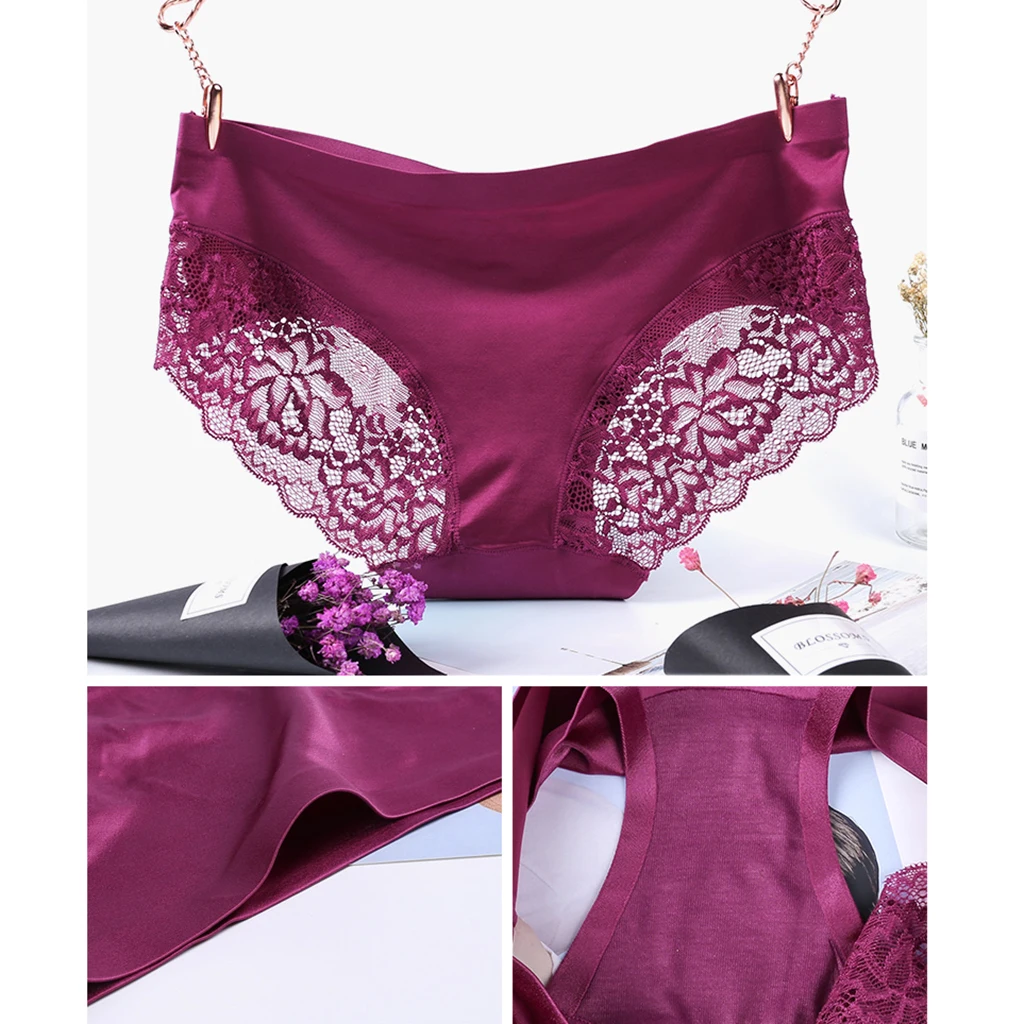 1 set High Quality Sexy Women Lace Panties Luxury Transparent Underwear 3 Colors Multi Size Knickers Thongs G-String Intimates 1 set High Quality Sexy Women Lace Panties Luxury Transparent Underwear 3 Colors Multi Size Knickers Thongs G-String Intimates