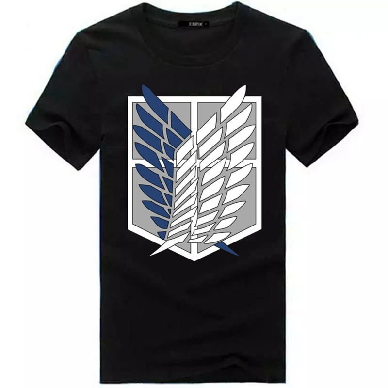 

Shingeki no Kyojin Legion shortsleeves Wings of Liberty Cosplay Costume Attack on Titan Anime Tees Unisex T shirt