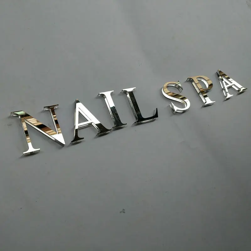 3D laser cut Stainless steel letters business sign logo wall decoration letters