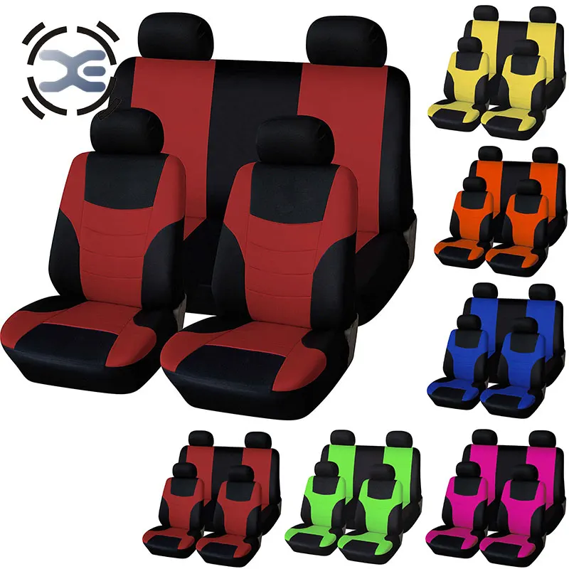 5 Seats Cloth Art 6 Colors Seat Cover Universal Fit Most Car Protects From Wear Automobiles Interior Accessories | Автомобили и