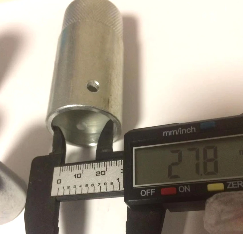 JL 압력 샌드 블라스팅 건, 45mm 길이, 28mm 블라스트 호스용 보론 카바이드 블래스터 깍지