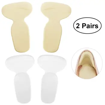 

2 Pairs of Heel Pads Grips Liners Back Heel Cushion Insoles for High Heels Blisters Shoe Gel Inserts Foot Care Tool