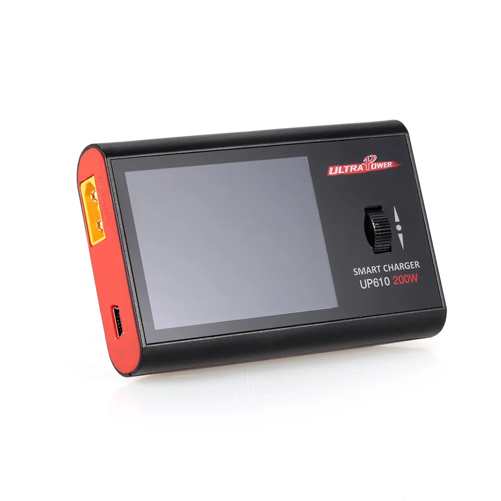  UP610 200W Pocket Portable Smart Charger for RC Drone Quadcopter Car 1-6S Lipo Battery 1-16S NiCd N