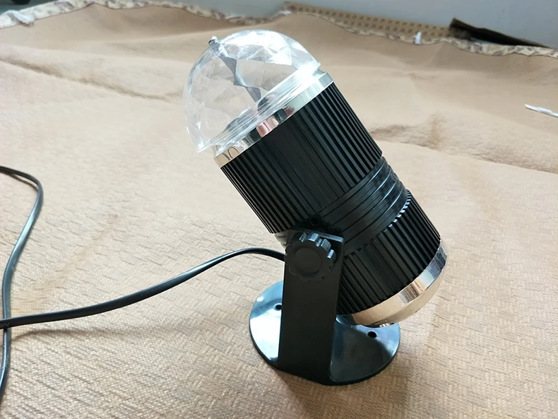 Lumiere RGB LED Музыка огни этапе 110-240 В DMX дискотека DJ световое шоу лампы проектора Кристалл Magic мяч DJ эффект освещения