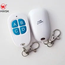 Универсальный водонепроницаемый силиконовый мягкий красочный ключ с символами ABCD управление 315 МГц Дистанционное клонирование 4 канала авто(лицом к лицу копия
