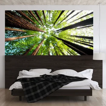 

Creative Bed Head Decoration 3D Wall Stickers Giant Trees Forest Pattern for Bedroom Decor Large Size DIY Mural Art Pictures