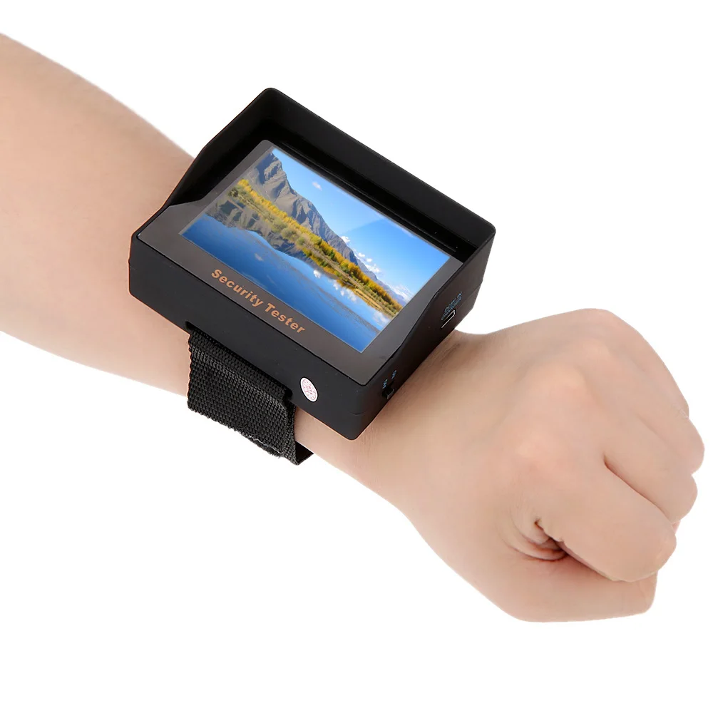 

New Surveillance Audio Video Input 3.5" TFT Color LED Portable Test Monitor CCTV Camera Security Tester