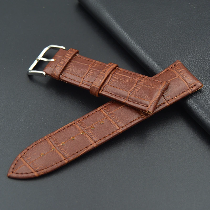 Ремешок для часов Tissot IWC Seiko из мягкой кожи 14/16/18/19/20/21/22/23/24 мм 2020 | Наручные часы