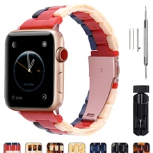 7 цветов Стильный полимерный ремешок, совместимый с Apple Watch 38 мм/40 мм/42 мм/44 мм, Fullmosa яркий полимерный ремешок для iWatch серии 4/3/2
