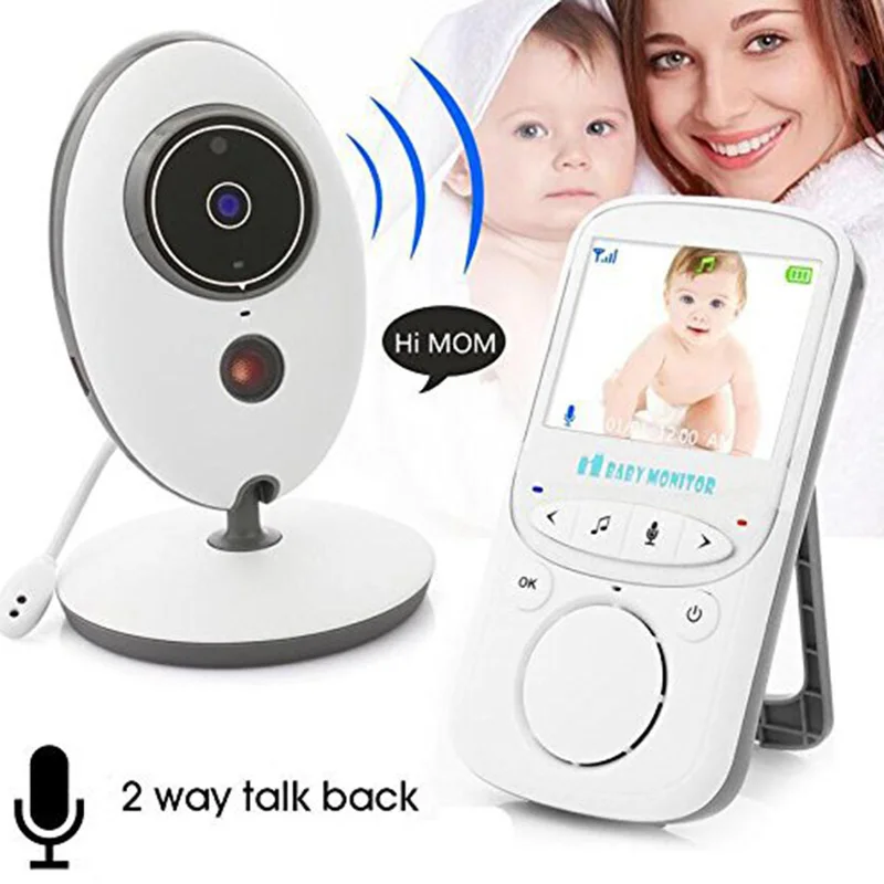 Wireless Digital Video Baby Monitor Camera Music Intercom VB605 Two Way Talk Back Surveillance Portable Infant Monitor Cameras  